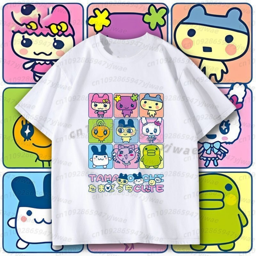 Women Fashion Styles - 2026 Summer men t-shirt Japan Tamagotchi