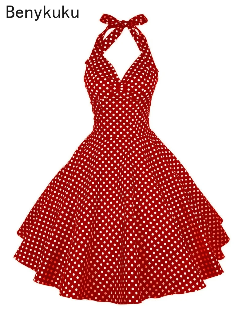 Women'S Fashion Of The 50S - Polka Dot Hepburn Style 50s 60s