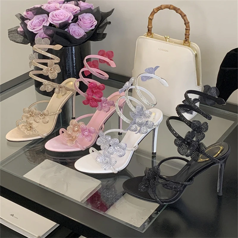 Floral Summer Dress - Aneikeh 2026 Summer Open Toe Ankle