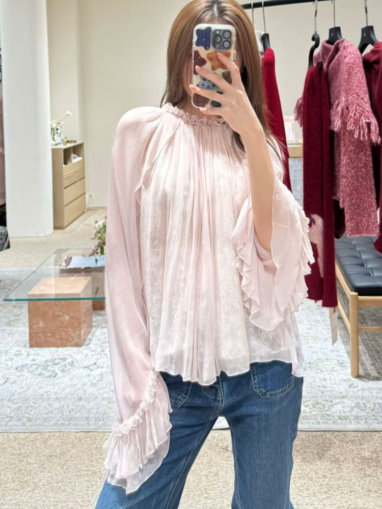 Lace ruffled loose top, stylis - Women'S Fashion For 2026 recensie en prijs