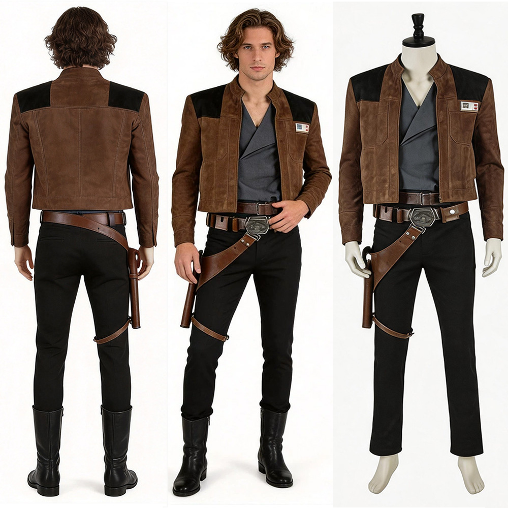 Han Solo Cosplay Costume Adult - Belted Shirt Dress recensie en prijs