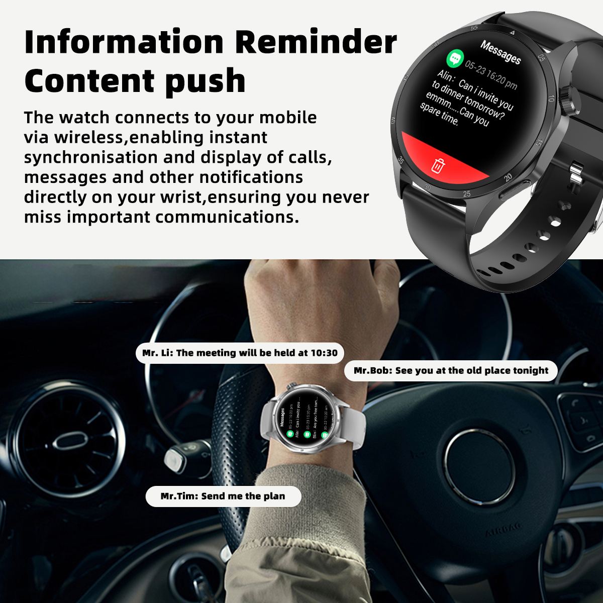 New Smartwatch Android IOS 1.5 - Women Fashion Week 2026 recensie en prijs