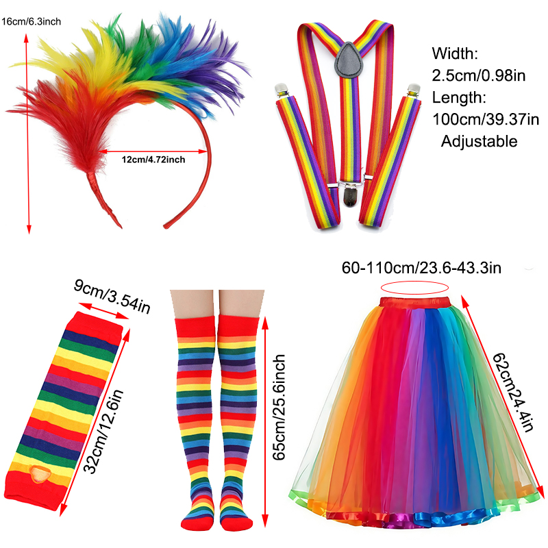 Rainbow Headband Strap Sleeve  - Belted Shirt Dress recensie en prijs