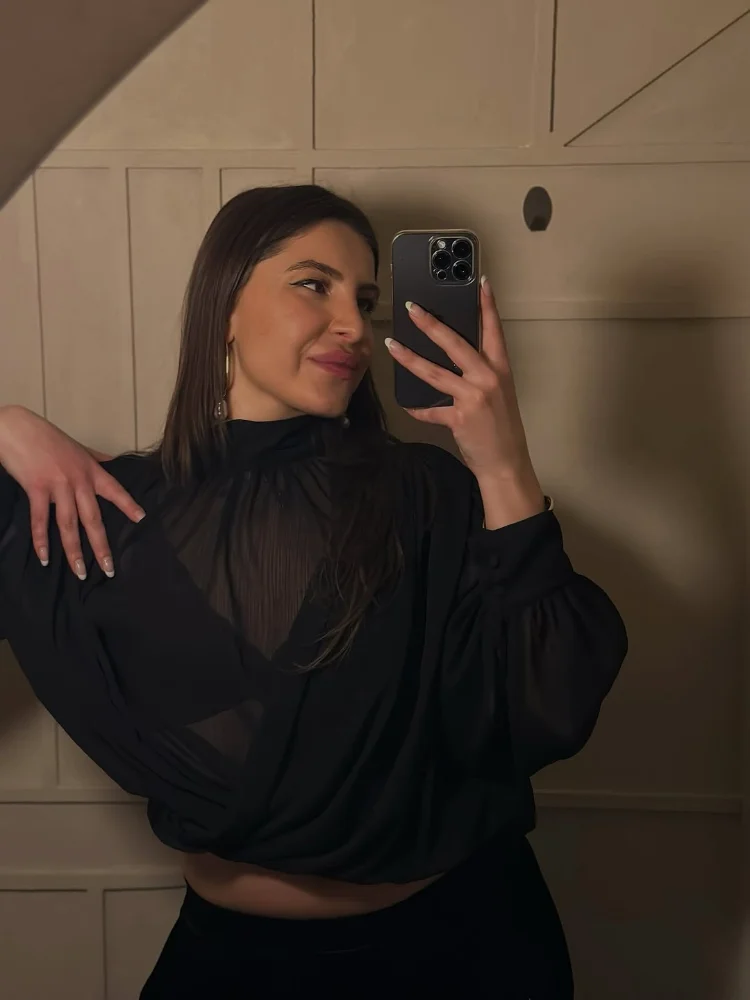 Sexy Black Sheer Chiffon Blous - Wrap Blouse Chiffon recensie en prijs