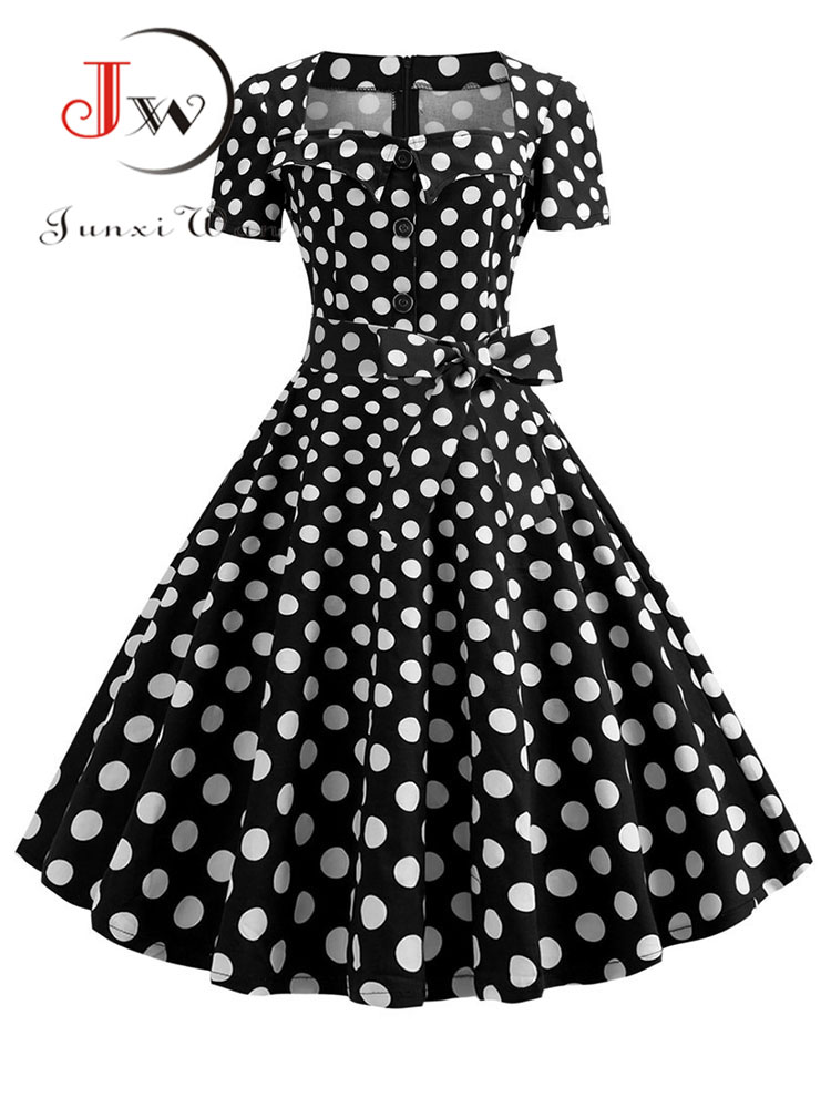 Women Summer Dress Elegant Ret - Women'S Fashion Of The 50S recensie en prijs