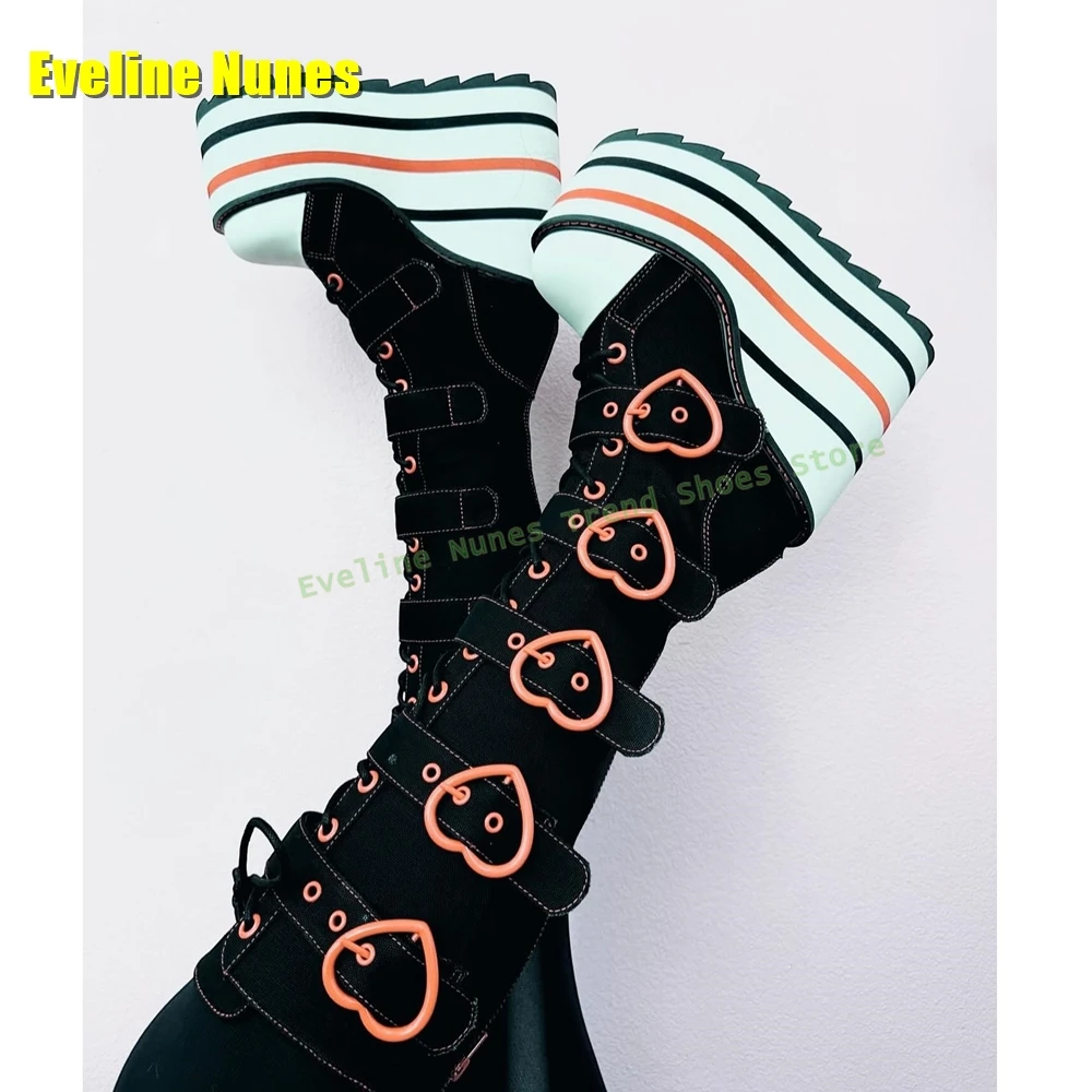 Heart Shaped Buckle Platform B - Women Fashion Trend 2025 recensie en prijs