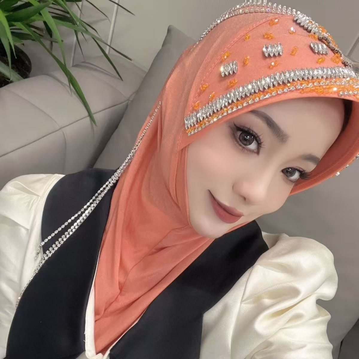 Luxury Hat Hijab Pink Scarf wi - Women'S Fashion Brands recensie en prijs