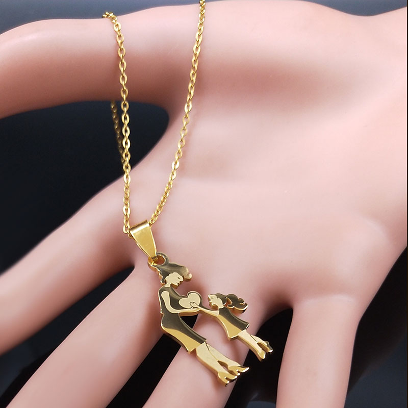 Mum Girl Stainless Steel Neckl - Women'S Day Fashion Show recensie en prijs