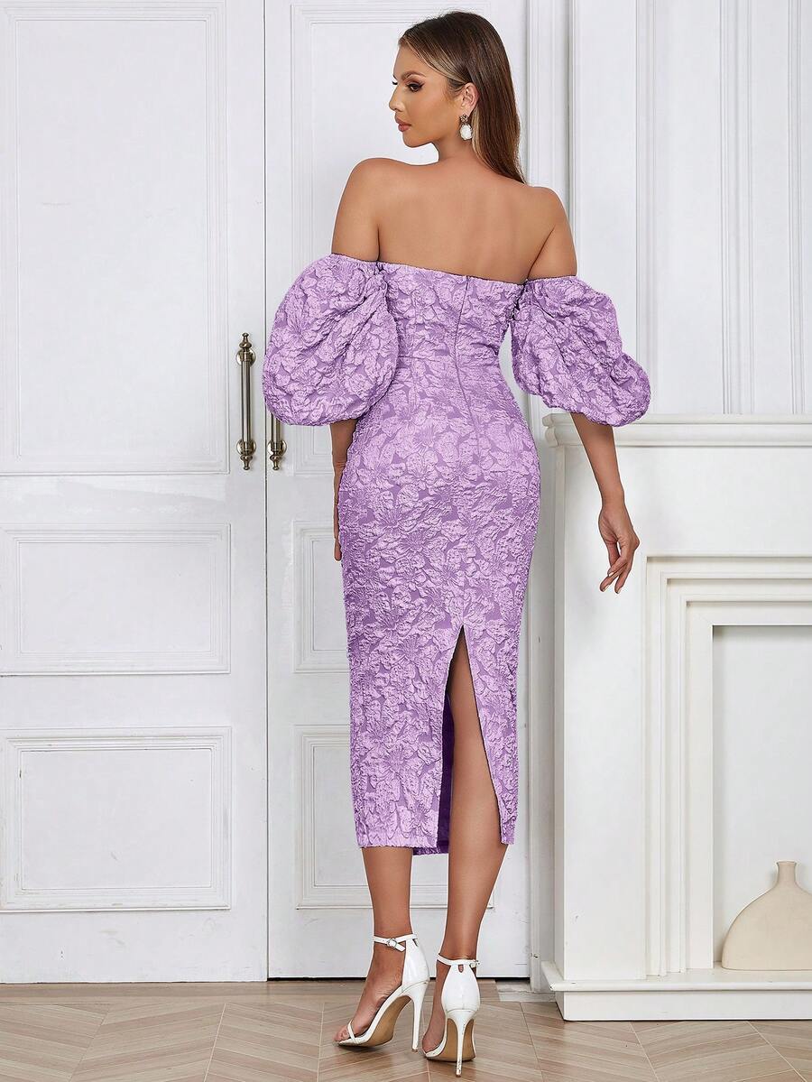 Off Shoulder Puff Sleeve Flora - Floral Summer Dress recensie en prijs
