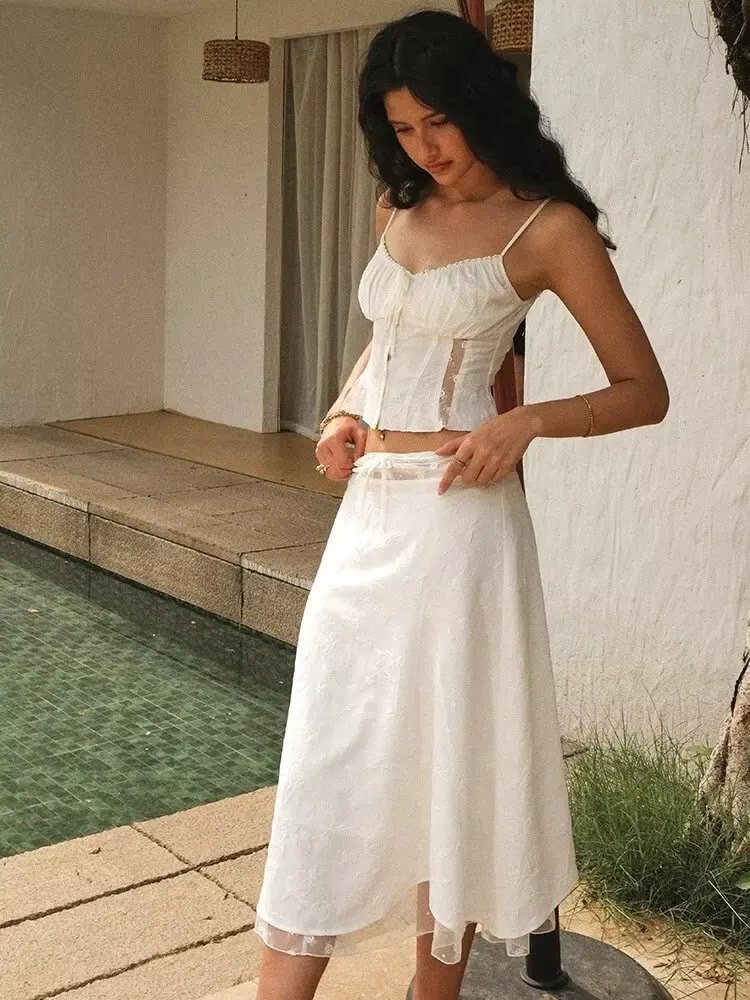 Chicheca Summer White Dress Se - Belted Shirt Dress recensie en prijs