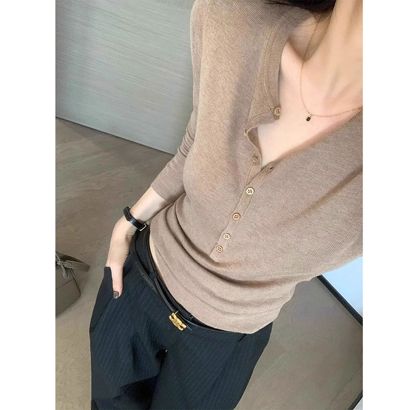 Women Long Sleeved Top V-neck  - Women Top Fashion recensie en prijs