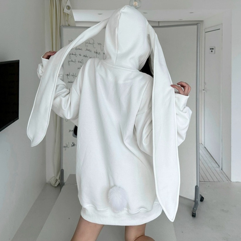2025 Autumn Kawaii Bunny Big E - Women'S Fashion Zip Up Hoodies recensie en prijs