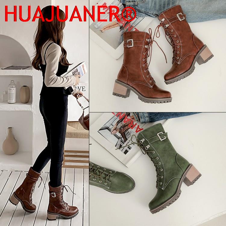 HUAJUANER 2026 Big Size 45 Aut - Women'S Fashion Riding Boots recensie en prijs