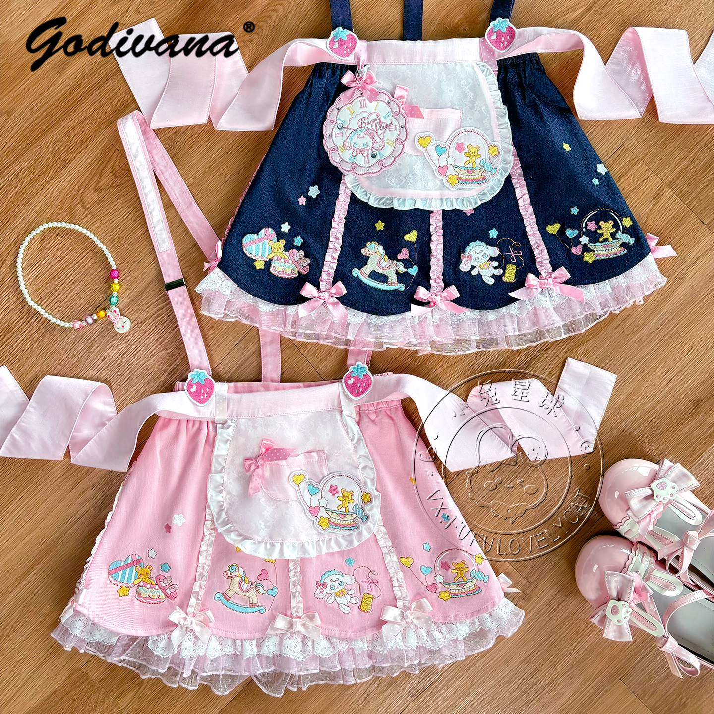 Lolita Daughters Clothes Cute  - Belted Shirt Dress recensie en prijs