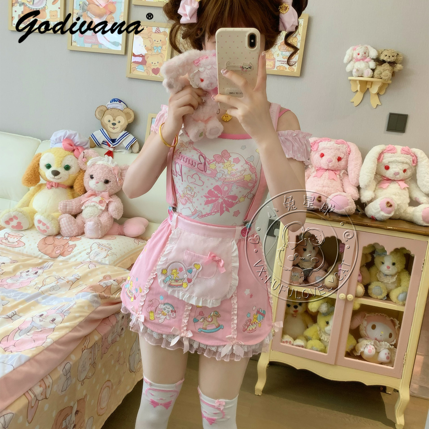 Lolita Daughters Clothes Cute  - Belted Shirt Dress recensie en prijs