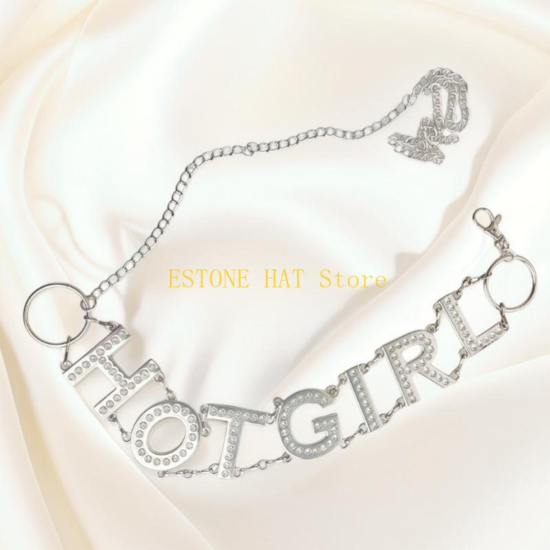 49MF Metal Letter Rhinestones  - Women'S Y3K Fashion recensie en prijs