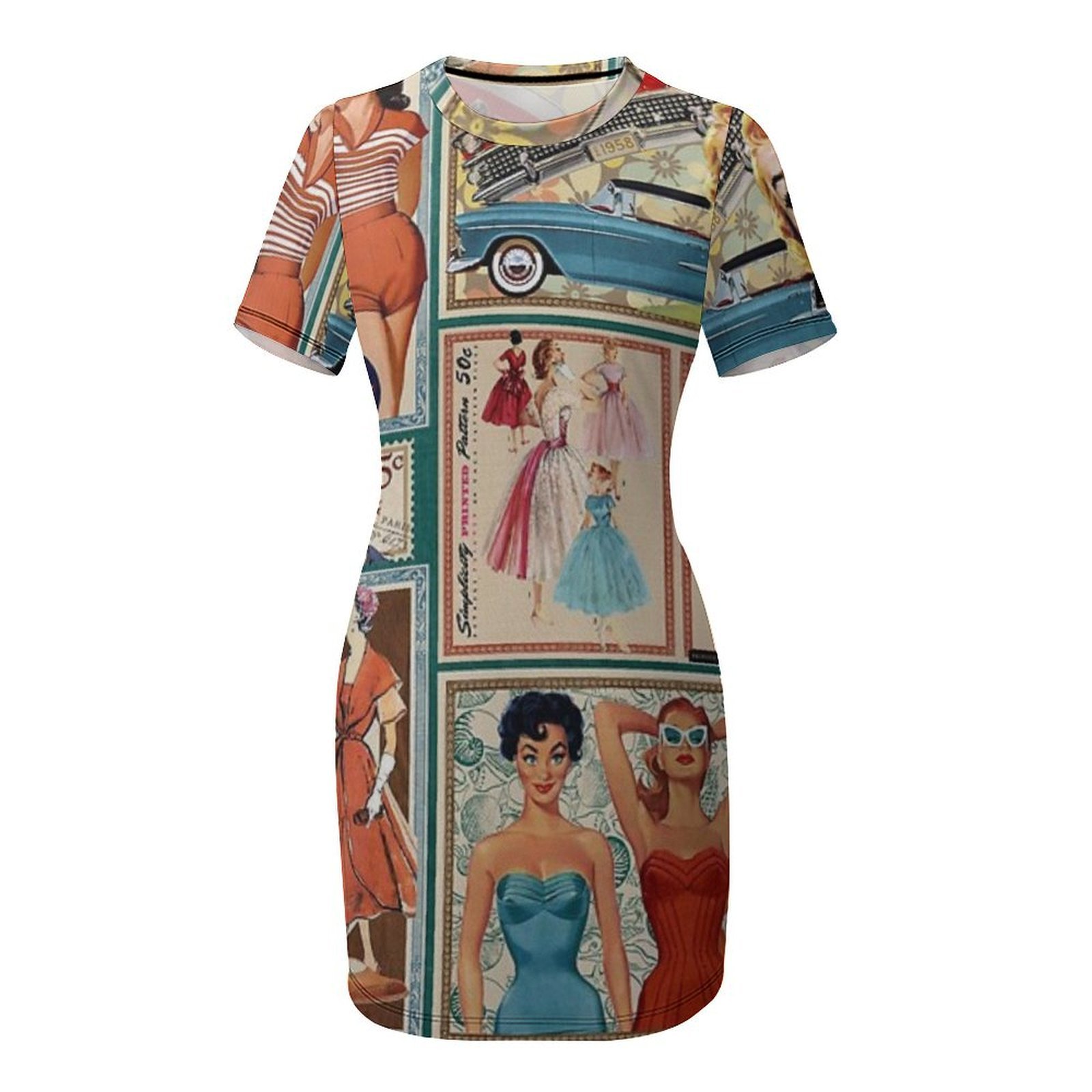 50s Fashion Short-Sleeved Dres - Women'S Fashion Of The 50S recensie en prijs