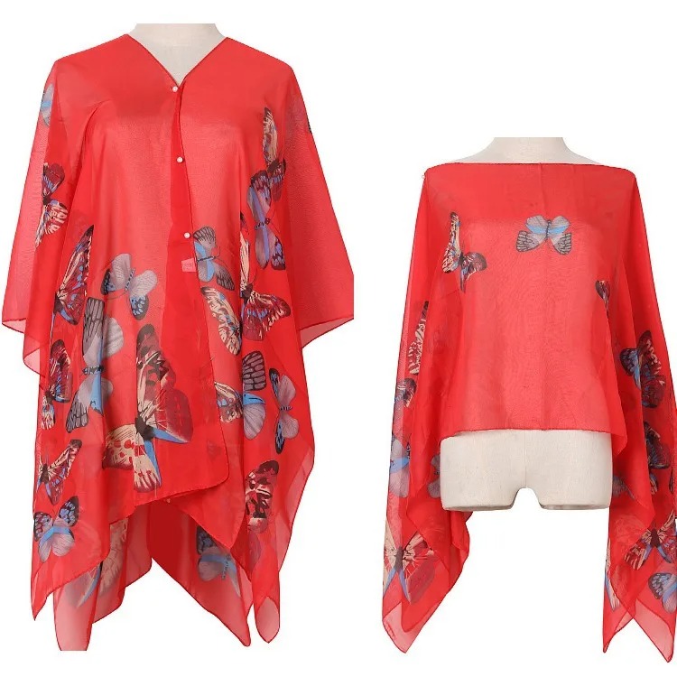 Women Sun Protection Shawl for - Wrap Blouse Chiffon recensie en prijs