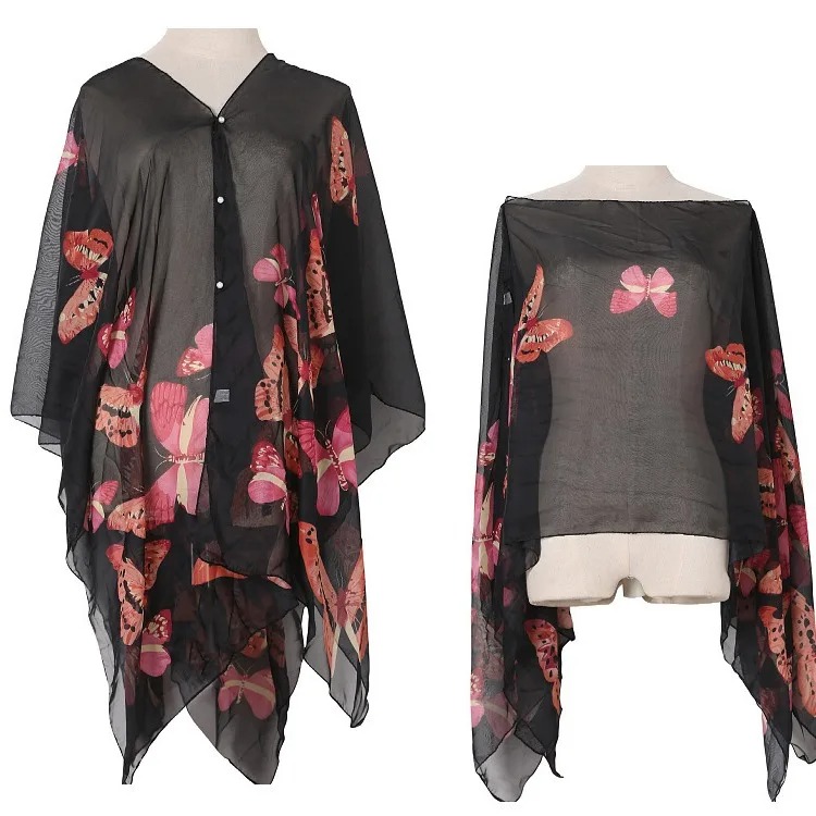 Women Sun Protection Shawl for - Wrap Blouse Chiffon recensie en prijs