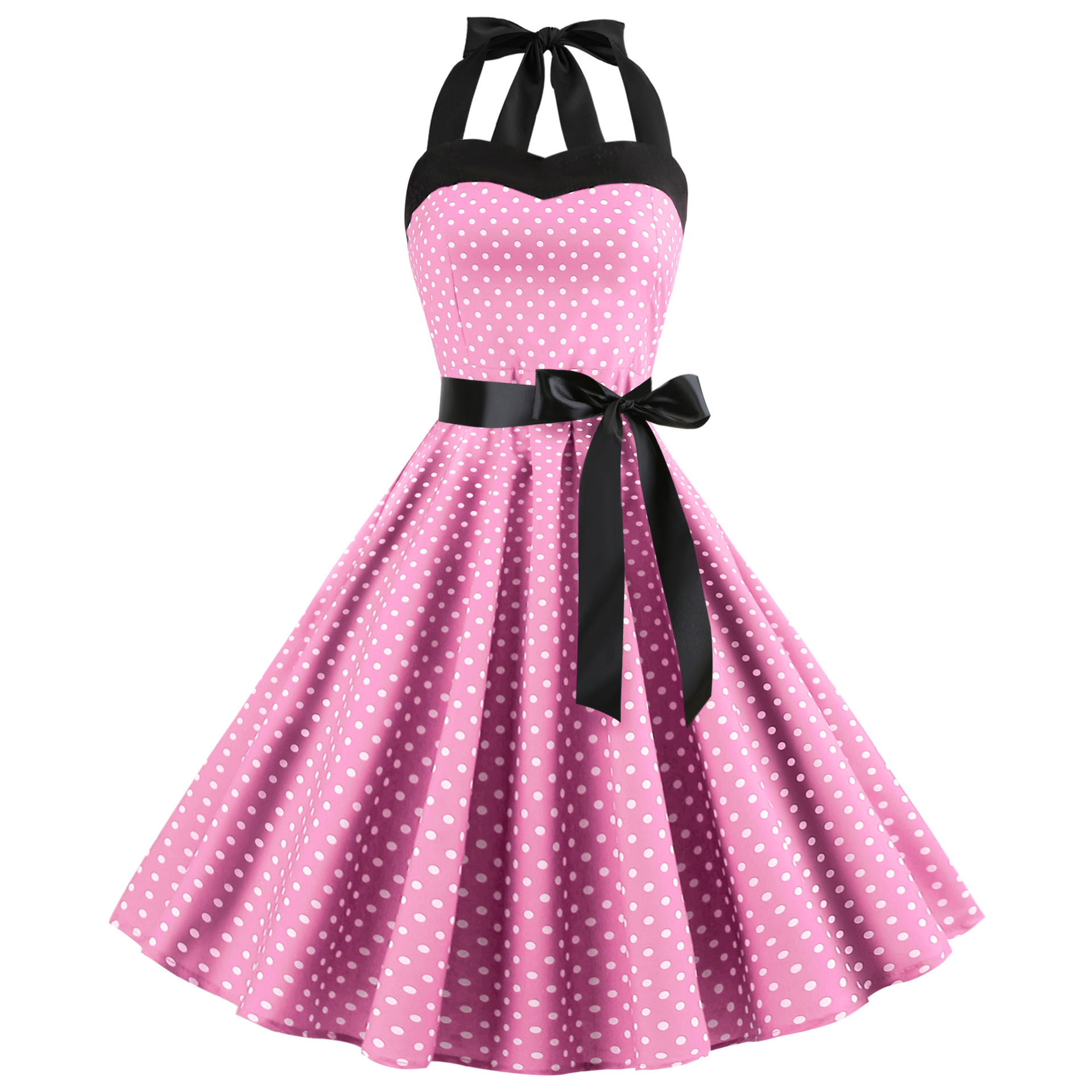 Elegant Women Polka Dot Dress  - Women'S Fashion Of The 50S recensie en prijs