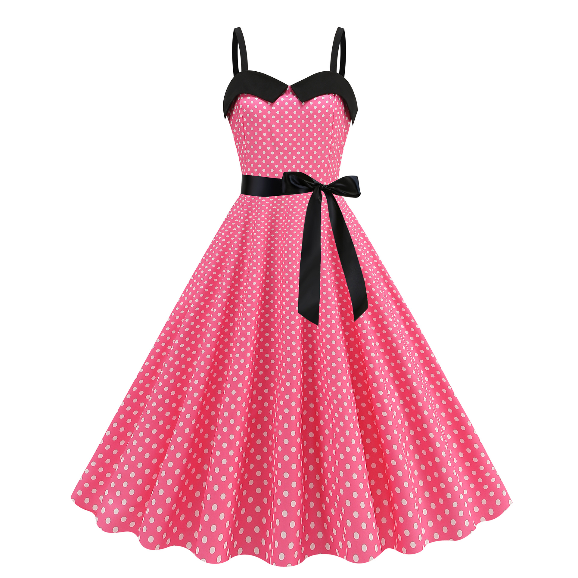 Elegant Women Polka Dot Dress  - Women'S Fashion Of The 50S recensie en prijs