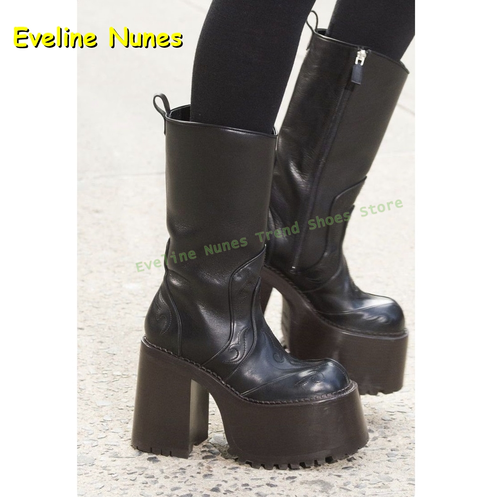 Embroidery Platform Knee High  - Women Fashion Trend 2025 recensie en prijs