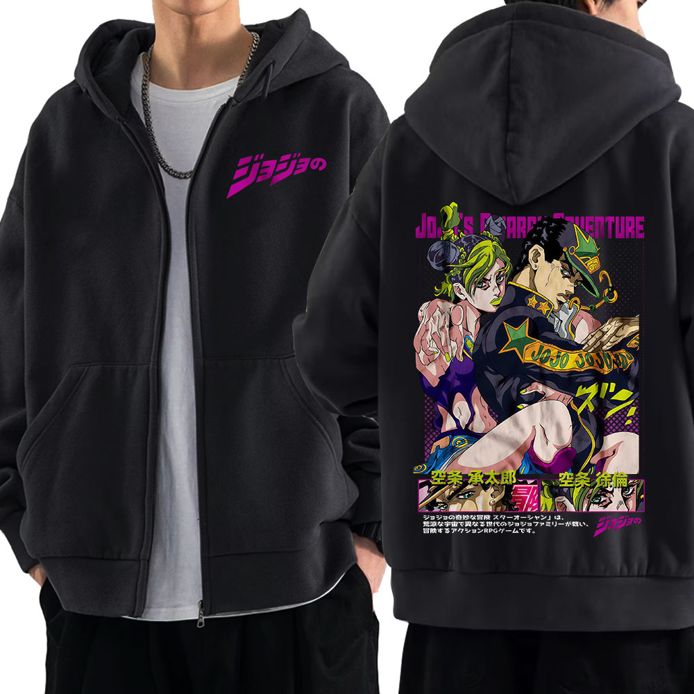 Anime Jojo Bizarre Adventure Z - Women'S Fashion Zip Up Hoodies recensie en prijs