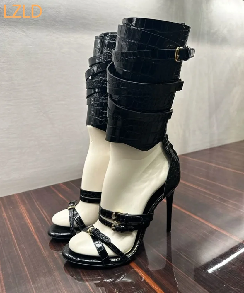Black Sexy Catwalk Women Sanda - Women Fashion Trend 2025 recensie en prijs