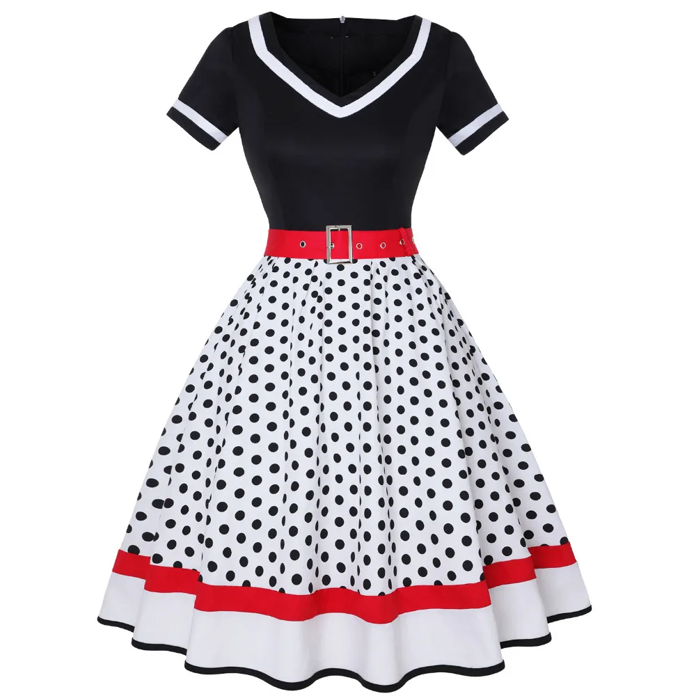 Vintage V-Neck Short Sleeve Sw - Women'S Fashion Of The 50S recensie en prijs