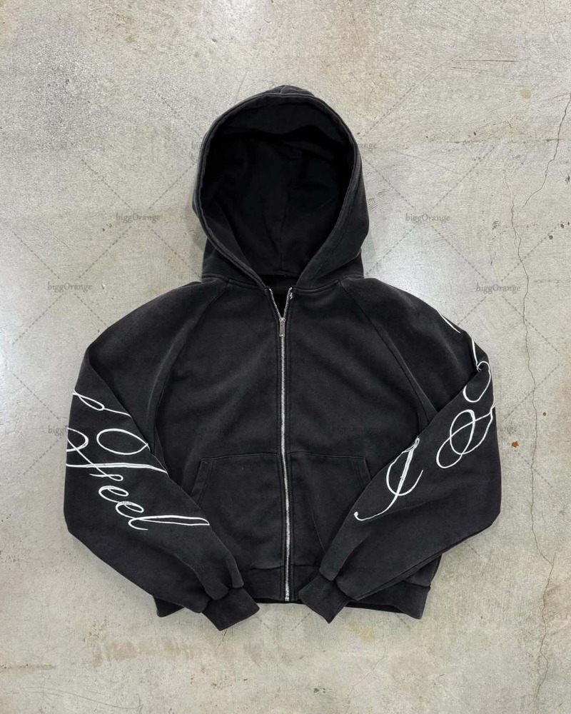 Y2K harajuku Gothic Letter Pri - Women'S Fashion Zip Up Hoodies recensie en prijs