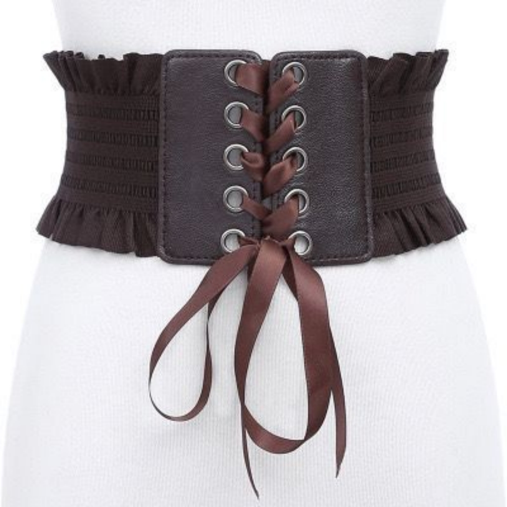 New Ladies's Retro corset Belt - Belted Shirt Dress recensie en prijs