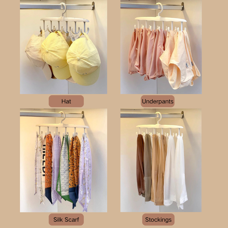 Portable 12-Hook Rotating Hang - Belted Shirt Dress recensie en prijs