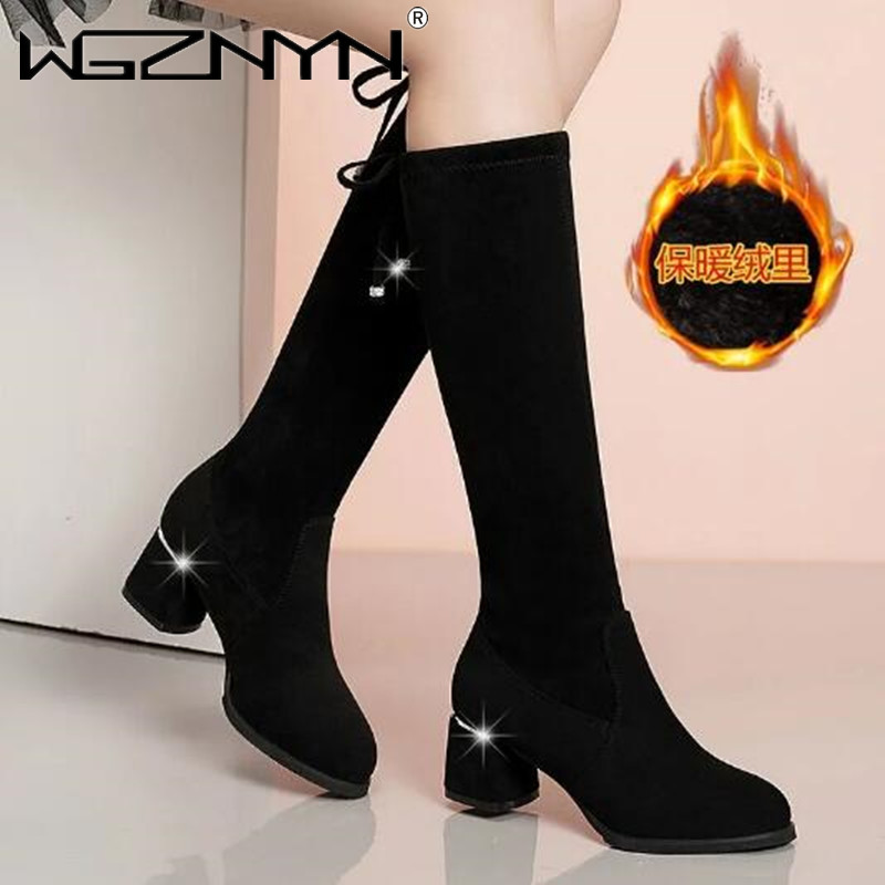 Women Autumn Winter Black Knee - Women Fashion Trend 2025 recensie en prijs