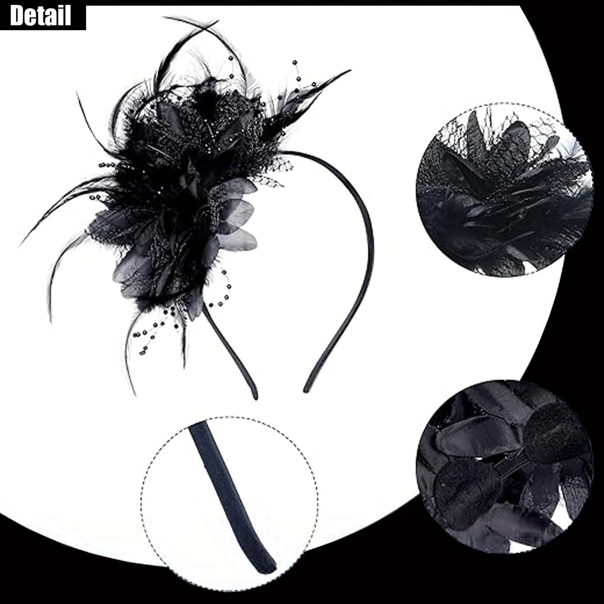 Elegant Feathered Headpiece wi - Women'S Fashion Kentucky Derby recensie en prijs