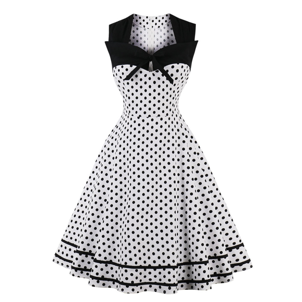 Women's Polka Dot Sleeveless D - Women'S Fashion Of The 50S recensie en prijs