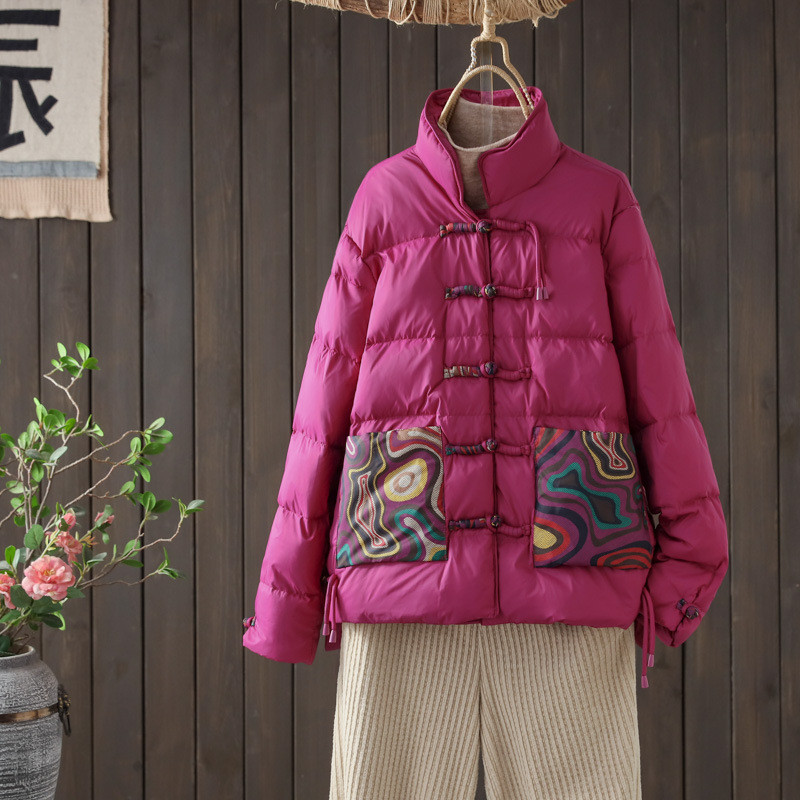 Autumn Winter Ethnic Style Emb - Women'S Fashion Parka recensie en prijs