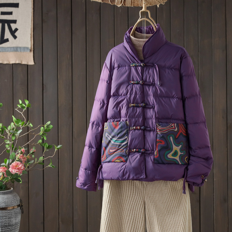 Autumn Winter Ethnic Style Emb - Women'S Fashion Parka recensie en prijs