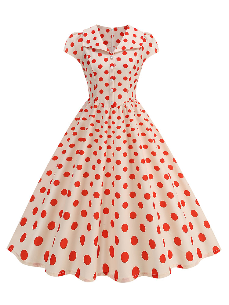 Women's Polka Dot Summer Dress - Women'S Fashion Of The 50S recensie en prijs