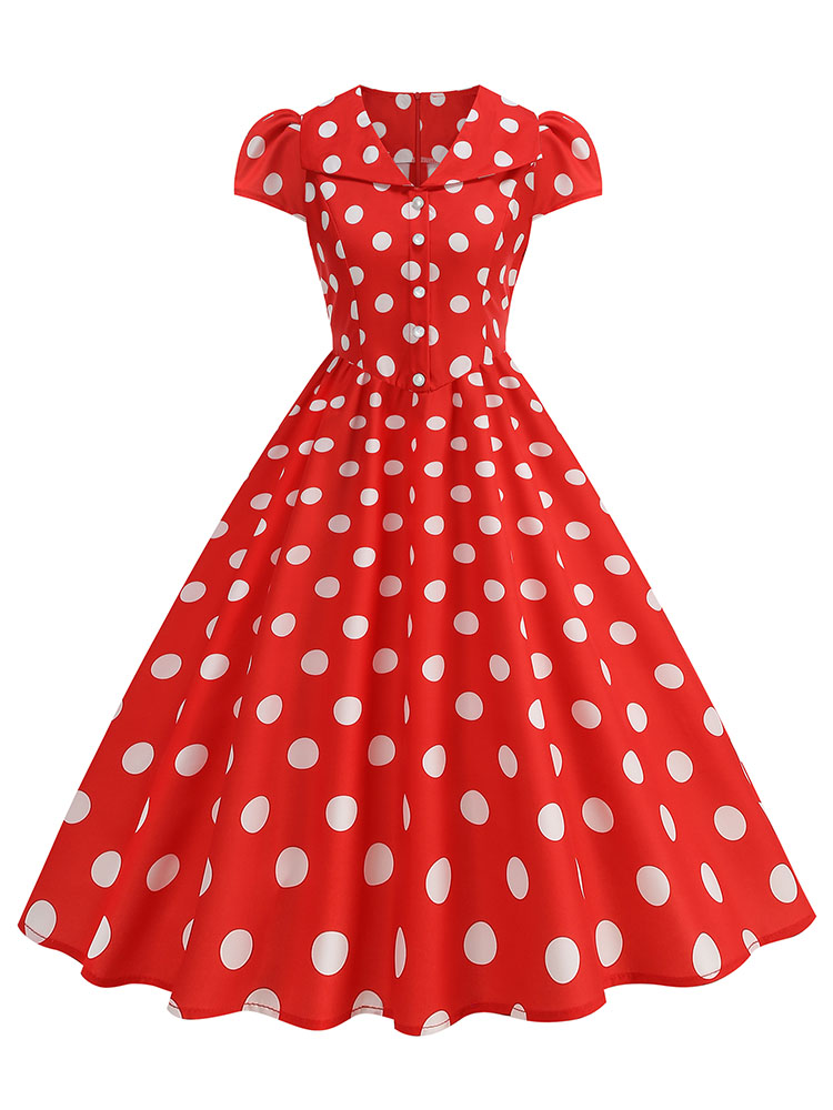 Women's Polka Dot Summer Dress - Women'S Fashion Of The 50S recensie en prijs