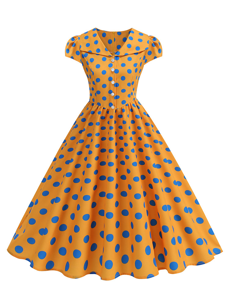 Women's Polka Dot Summer Dress - Women'S Fashion Of The 50S recensie en prijs