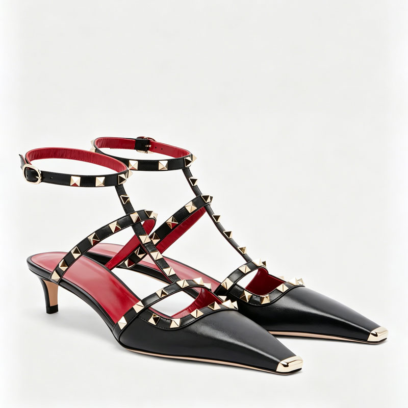 2026 Women's Rivet Low Heel Sq - Women Fashion Trend 2026 recensie en prijs