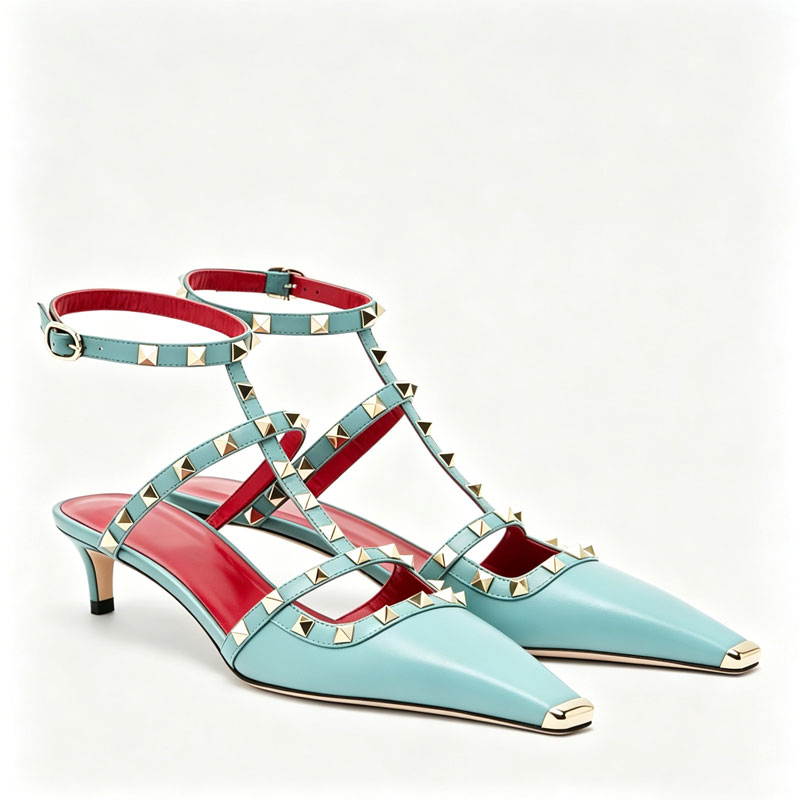 2026 Women's Rivet Low Heel Sq - Women Fashion Trend 2026 recensie en prijs