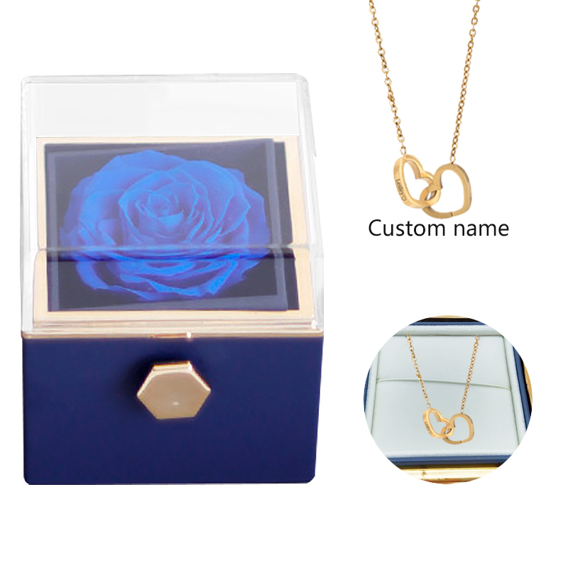 Blue Eternal Flower Rose with  - Women'S Day Fashion Show recensie en prijs