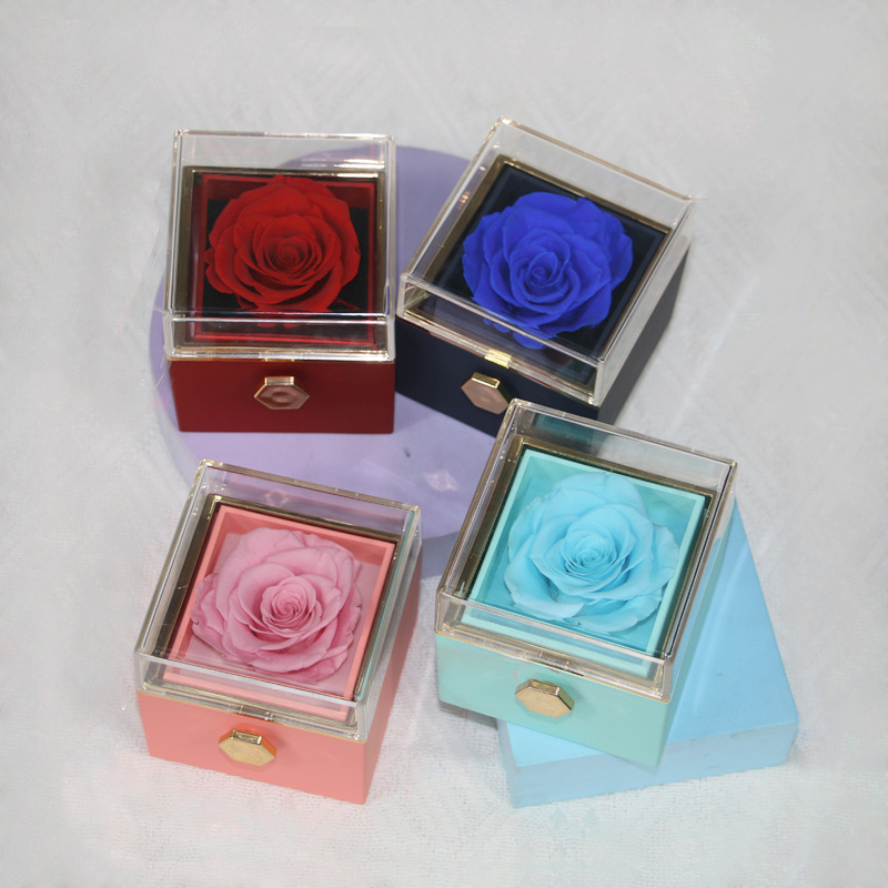 Blue Eternal Flower Rose with  - Women'S Day Fashion Show recensie en prijs