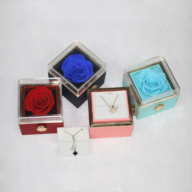 Blue Eternal Flower Rose with  - Women'S Day Fashion Show recensie en prijs