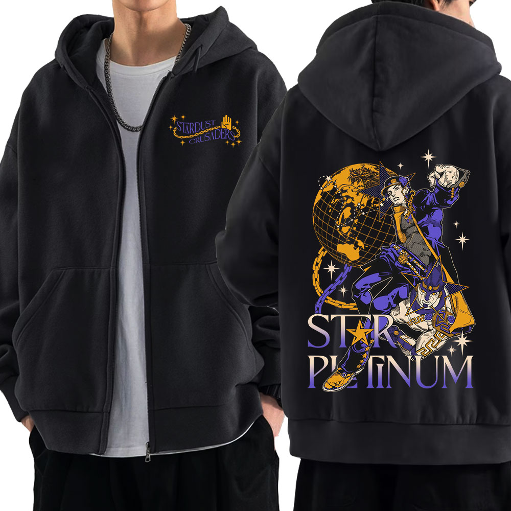Anime Jojo Bizarre Adventure Z - Women'S Fashion Zip Up Hoodies recensie en prijs