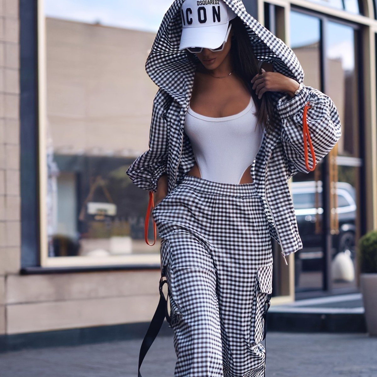 Spring Autumn Casual Plaid Pri - Women'S Fashion Zip Up Hoodies recensie en prijs