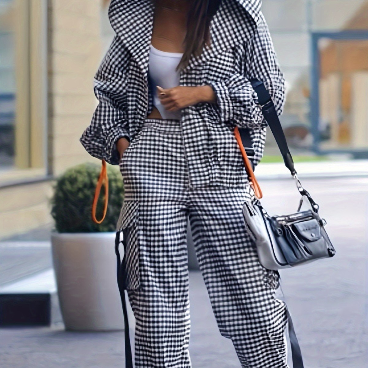 Spring Autumn Casual Plaid Pri - Women'S Fashion Zip Up Hoodies recensie en prijs