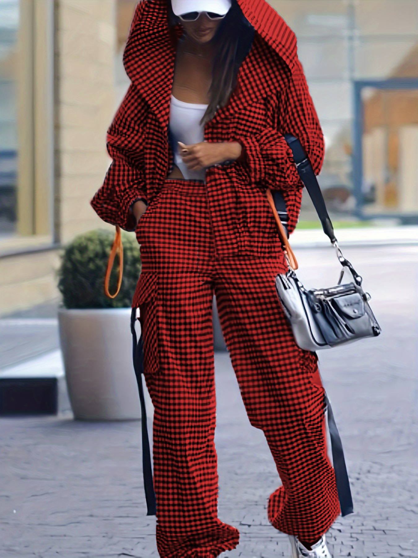Spring Autumn Casual Plaid Pri - Women'S Fashion Zip Up Hoodies recensie en prijs
