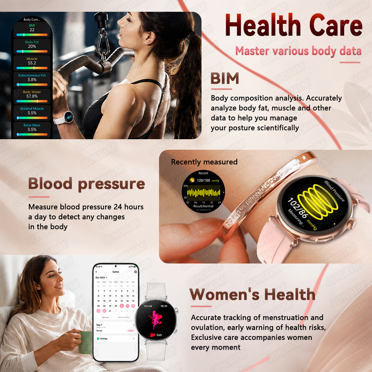 2026 New Women Health SmartWat - Women Fashion Week 2026 recensie en prijs